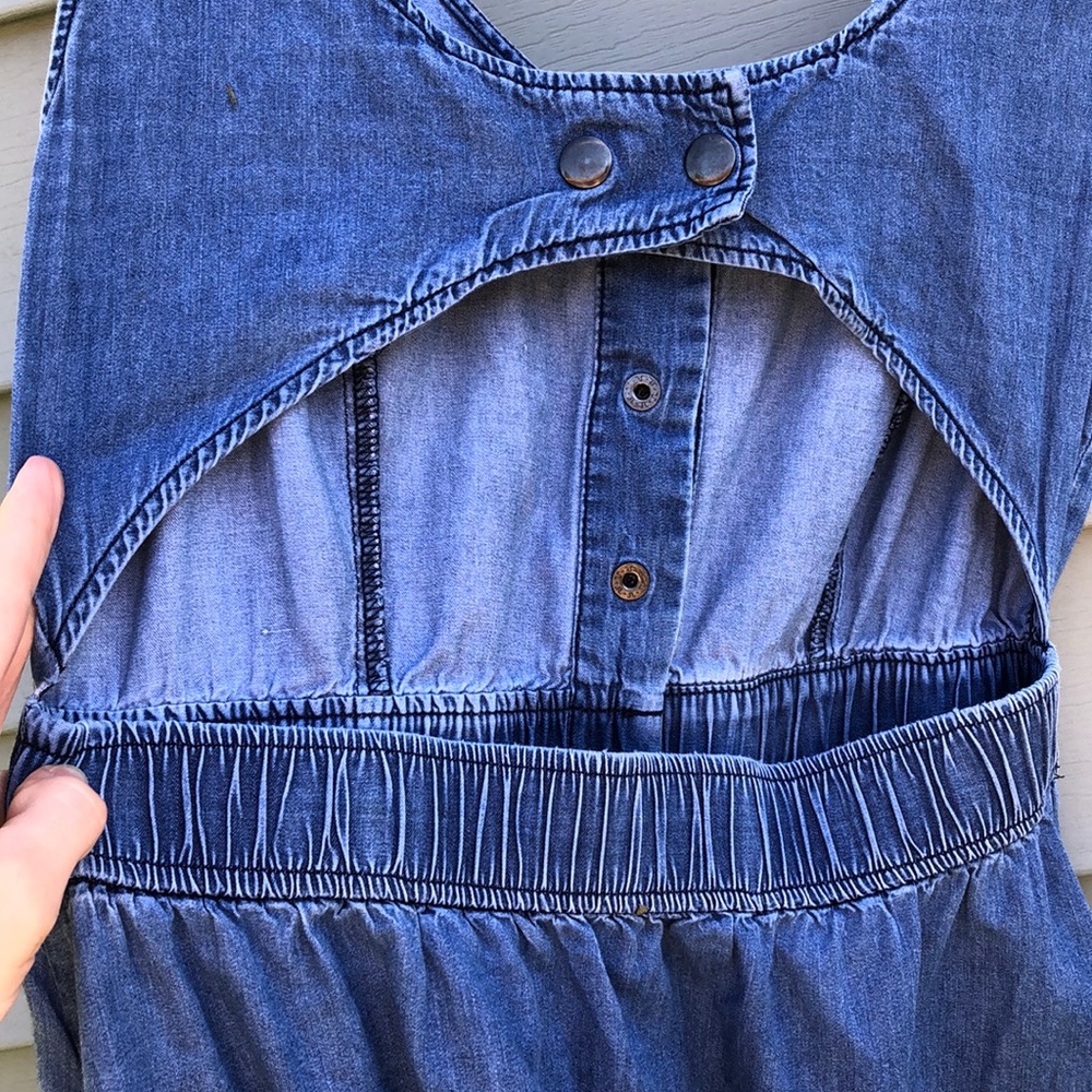 Super cute denim chambray summer dress - Picture 6 of 6